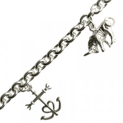 Bracelet Argent 3 BREL CAMARGUE GM                