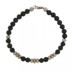 Bracelet Argent ANTIKA D6 Lave 22cm