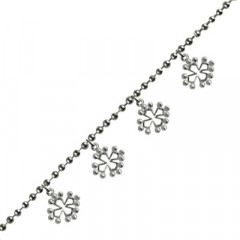 Bracelet Argent Ble 210 5 BREL CROIX OCCIT PM     