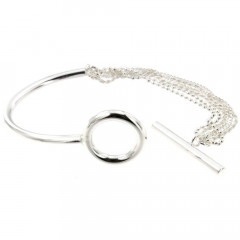 Bracelet Argent EPURE SA Barrette  FR35 - Multirangs