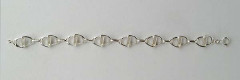 Bracelet Argent ETRIER ENTRELACE CLAIR            