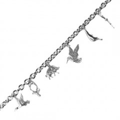Bracelet Argent FORCAT RONDE 6 BREL CHASSE