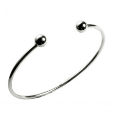 Bracelet Argent JONC BOULES                       