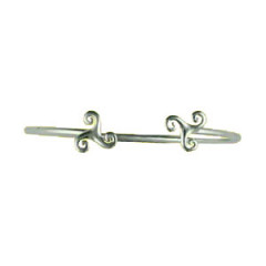 Bracelet Argent JONC TRISKEL                      
