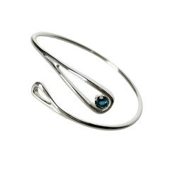 Bracelet Argent PALMY  - Topaze  BLUE LONDON traitée -  D63