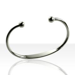 Bracelet Argent RIGIDE IDENTITE PM                
