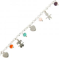 Bracelet Argent TUTTI FRUTTI Enfant 16+2,5CM