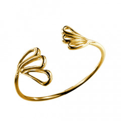 Bracelet jonc Plaqué 0r PALMY TRI GM