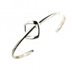 Bracelet Jonc rigide Argent massif NEO DIA