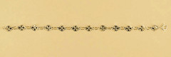 Bracelet Plaqué Or CORDON TPM                   