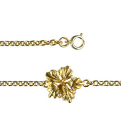 Bracelet Plaqué Or 1 HIBISCUS GM                