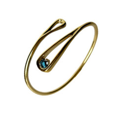 Bracelet Plaqué OR PALMY  - Topaze  BLUE LONDON traitée-  D63