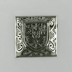 Broche Argent 3 PROV ECUSSON AJOURE CARRE         