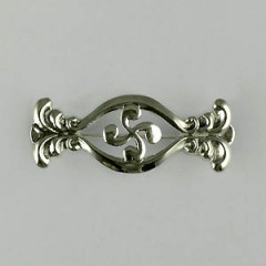 Broche Argent FESTON Croix BASQUE                 