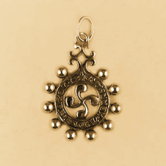 Chapelet Plaqué Or GRILLE ESKUAL HERRIA         