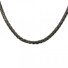 Collier Argent GRAPHIT Palmier 50cm