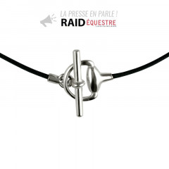 Collier Argent LIEN MORS PM COTON CIRE          