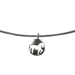Collier Argent OMEGA 10/JEREZ CHEVAL PM           