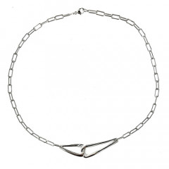 *** Collier Argent PALMY DECA - 45cm