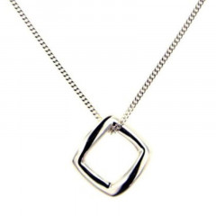 Collier Carré Argent NEO DIA
