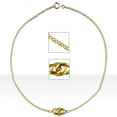 Collier Plaqué Or 1 ESCLAVE GM                  