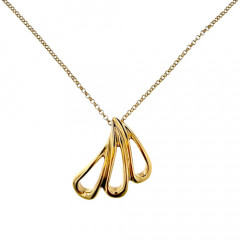 Collier Plaqué Or PALMY TRI GM- 45cm