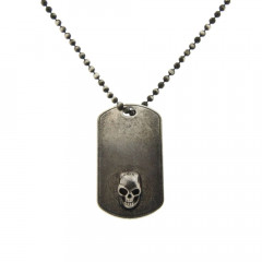 Collier tête de mort Argent ANTIKA 
