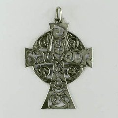 Croix Argent EVANGELISTE                          
