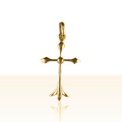 Croix Plaqué Or HERMINE FINE PM                 