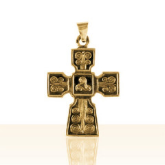 Croix Plaqué Or TRISKELL                        