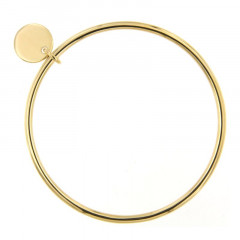 Jonc Médaille Plaqué Or 3mm