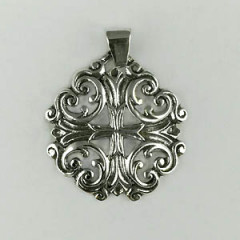 Médaille Argent Croix AJOUREE                    