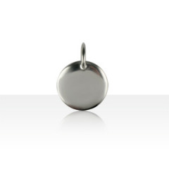 Médaille Argent UNIE 15MM A GRAVER                        