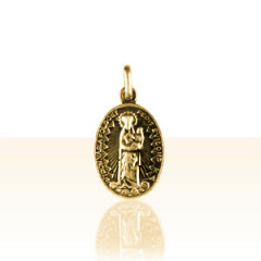 Médaille Plaqué Or NOTRE DAME DE FOLGOET        