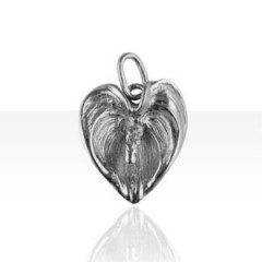 Pendentif Argent ANTHURIUM                        