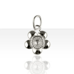 Pendentif Argent DAHLIA 1 Rang                    
