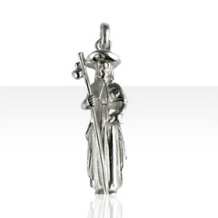 Pendentif Argent ST JACQUES DE COMPOSTELLE GM          