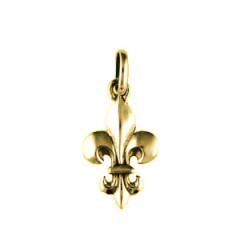 Pendentif Or FLEUR DE LYS 2