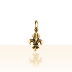 Pendentif Plaqué Or FLEUR DE LYS 2