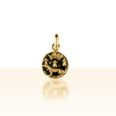 Pendentif Plaqué Or MINI ARMES DE BRETAGNE      