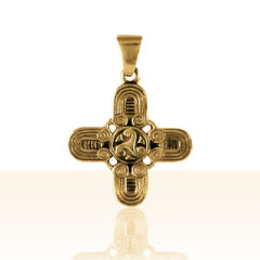 Pendentif Plaqué Or TRISKELL HIBOU CARRE        