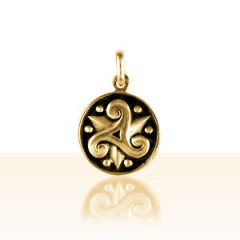 Pendentif Plaqué Or TRISKELL ETOILE             