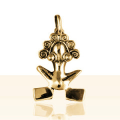 Pendentif Plaqué Or UNION CONGUGALE             