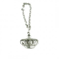 Porte-clés Argent COURONNE                       