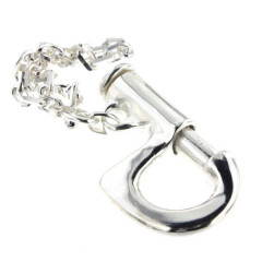 Porte-clés Argent MOUSQUETON DE FOC              