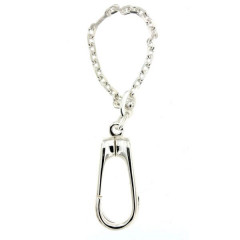 Porte-clés Argent MOUSQUETON CISEAUX             