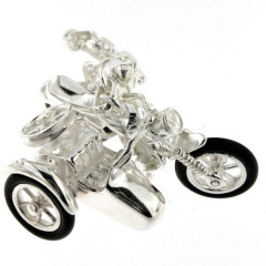 Porte-clés Argent SIDE CAR                       