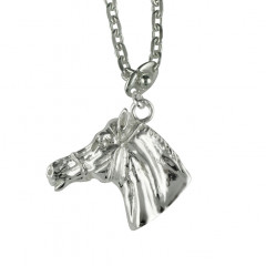 Porte-clés Argent TETE CHEVAL GM                 